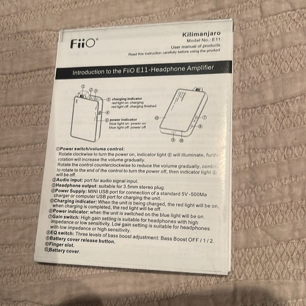 FiiO E11 headphone amplifier - Picture 5 of 6